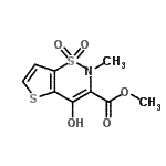 CAS#: 868393-66-2, Methyl 4-hydroxy-2-methyl-2H-thieno[2,3-e][1,2]thiazine-3-carboxylate 1,1-dioxide