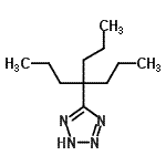 CAS 登录号：86842-39-9， 5-(4-丙基-4-庚烷基)-2H-四唑