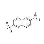 CAS 登录号：868662-62-8， 6-硝基-2-(三氟甲基)喹啉