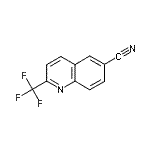 CAS#: 868662-64-0, 2-(Trifluoromethyl)-6-quinolinecarbonitrile