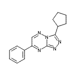 CAS#: 86869-98-9, 3-Cyclopentyl-7-phenyl[1,2,4]triazolo[4,3-b][1,2,4]triazine