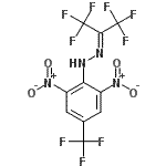 CAS#: 86870-50-0, 1-[2,6-Dinitro-4-(trifluoromethyl)phenyl]-2-(1,1,1,3,3,3-hexafluoro-2-propanylidene)hydrazine