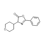 CAS#: 868748-79-2, 2-Phenyl-4-(tetrahydro-2H-pyran-4-yl)-1,3-oxazol-5(4H)-one