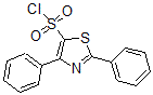 CAS 登录号：868755-57-1， 2,4-二苯基-5-噻唑磺酰氯