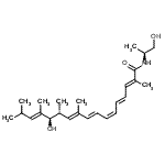 CAS#: 86934-10-3, (2E,4E,6Z,8E,10E,12R,13R,14E)-13-Hydroxy-N-[(2S)-1-hydroxy-2-propanyl]-2,10,12,14,16-pentamethyl-2,4,6,8,10,14-heptadecahexaenamide