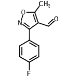 CAS 登录号：869496-66-2， 3-(4-氟苯基)-5-甲基-1,2-恶唑-4-甲醛