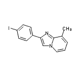 CAS#: 869568-11-6, 2-(4-Iodophenyl)-8-methylimidazo[1,2-a]pyridine