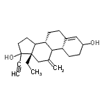 CAS#: 869627-85-0, (8S,10R,13S)-13-Ethyl-17-ethynyl-11-methylene-2,3,6,7,8,9,10,11,12,13,14,15,16,17-tetradecahydro-1H-cyclopenta[a]phenanthrene-3,17-diol