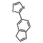 CAS#: 869725-79-1, 2-(1H-Inden-6-yl)-1,3-thiazole