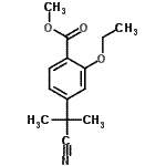 CAS 登录号：870007-42-4， 甲基4-(2-氰基-2-丙基)-2-乙氧基苯甲酸酯