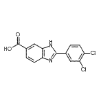 CAS#: 870115-25-6, 2-(3,4-Dichlorophenyl)-1H-benzimidazole-6-carboxylic acid