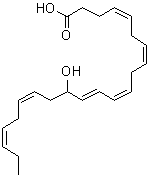 CAS#: 87042-40-8, (4Z,7Z,10Z,12E,16Z,19Z)-14-Hydroxy-4,7,10,12,16,19-Docosahexaenoic Acid
