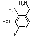 CAS 登录号：870562-74-6， 2-(氨基甲基)-5-氟-苯胺盐酸盐
