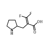 CAS 登录号：870703-86-9， 3,3-二氟-2-(2-吡咯烷基甲基)丙烯酸