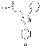 CAS#: 870704-02-2, 3-[1-(4-Chlorophenyl)-3-phenyl-1H-pyrazol-4-yl]propanoic acid