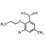 CAS#: 870718-02-8, (3-Bromo-5-methyl-2-propoxyphenyl)boronic acid