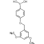 CAS 登录号：870718-08-4， {4-[(3,5-二甲氧基苄基)氧基]苯基}硼酸