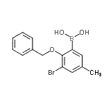 CAS#: 870777-20-1, [2-(Benzyloxy)-3-bromo-5-methylphenyl]boronic acid