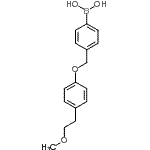 CAS#: 870779-00-3, (4-{[4-(2-Methoxyethyl)phenoxy]methyl}phenyl)boronic acid