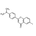 CAS#: 871101-31-4, 2-[4-(Dimethylamino)phenyl]-6-iodo-4H-chromen-4-one