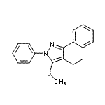 CAS#: 871110-05-3, 3-(Methylsulfanyl)-2-phenyl-4,5-dihydro-2H-benzo[g]indazole