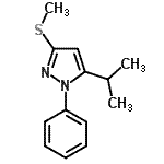 CAS#: 871110-18-8, 5-Isopropyl-3-(methylsulfanyl)-1-phenyl-1H-pyrazole