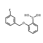CAS 登录号：871126-24-8， {2-[(3-氟苄基)氧基]苯基}硼酸