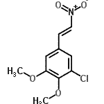 CAS 登录号：871126-37-3， 1-氯-2,3-二甲氧基-5-[(E)-2-硝基乙烯基]苯