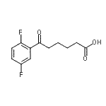 CAS#: 871127-77-4, 6-(2,5-Difluorophenyl)-6-oxohexanoic acid