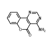 CAS 登录号：871131-52-1， 4-氨基-5H-苯并吡喃并[4,3-d]嘧啶-5-酮