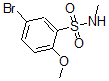 CAS#: 871269-17-9, 5-Bromo-2-Methoxy-N-Methyl-Benzenesulfonamide
