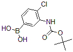 CAS 登录号：871329-57-6， (5-硼酸基-2-氯苯基)-氨基甲酸 1-叔丁酯