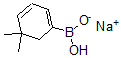 CAS 登录号：871329-70-3， B-(4,4-二甲基-1,5-环己二烯-1-基)-硼酸钠盐 (1:1)