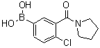 CAS 登录号：871332-75-1， [4-氯-3-(1-吡咯烷基羰基)苯基]硼酸