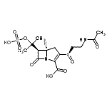 CAS#: 87139-37-5, (5R,6R)-3-[(R)-(2-Acetamidoethyl)sulfinyl]-7-oxo-6-[2-(sulfooxy)-2-propanyl]-1-azabicyclo[3.2.0]hept-2-ene-2-carboxylic acid