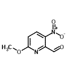CAS#: 871583-87-8, 6-Methoxy-3-nitro-2-pyridinecarbaldehyde