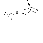CAS#: 87168-41-0, 8-Methyl-8-azabicyclo[3.2.1]oct-3-yl N,N-dimethyl-beta-alaninate dihydrochloride