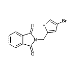 CAS#: 871713-60-9, 2-[(4-Bromo-2-thienyl)methyl]-1H-isoindole-1,3(2H)-dione