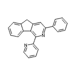 CAS#: 871798-87-7, 3-Phenyl-1-(2-pyridinyl)-5H-indeno[1,2-c]pyridine