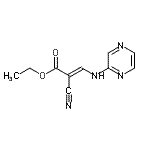CAS#: 871926-02-2, Ethyl (2E)-2-cyano-3-(2-pyrazinylamino)acrylate