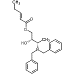 CAS 登录号：871948-97-9， (2S,3S)-3-(二苄基氨基)-2-羟基丁基(2E)-2-戊烯酸酯