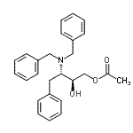 CAS 登录号：871949-02-9， (2S,3S)-3-(二苄基氨基)-2-羟基-4-苯基丁基乙酸酯