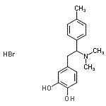 CAS#: 87203-75-6, 4-[2-(Dimethylamino)-2-(4-methylphenyl)ethyl]-1,2-benzenediol hydrobromide (1:1)