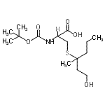 CAS#: 872188-55-1, S-(1-Hydroxy-3-methyl-3-hexanyl)-N-{[(2-methyl-2-propanyl)oxy]carbonyl}cysteine