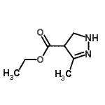 CAS#: 872263-68-8, Ethyl 3-methyl-4,5-dihydro-1H-pyrazole-4-carboxylate