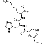 CAS#: 87230-85-1, Glycyl-L-seryl-L-histidyl-L-lysine