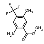 CAS#: 872624-53-8, methyl 2-amino-5-methyl-4-(trifluoromethyl)benzoate