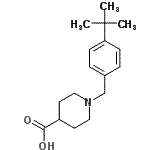 CAS 登录号：872991-72-5， 1-[4-(2-甲基-2-丙基)苄基]-4-哌啶羧酸