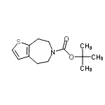 CAS#: 873016-31-0, 2-Methyl-2-propanyl 4,5,7,8-tetrahydro-6H-thieno[2,3-d]azepine-6-carboxylate