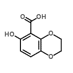 CAS#: 873378-07-5, 6-Hydroxy-2,3-dihydro-1,4-benzodioxine-5-carboxylic acid